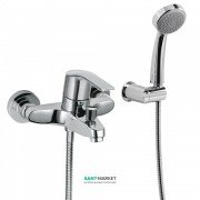 Смеситель для ванной Tres K-Tres однорычажный с ручным душем хром 06917002