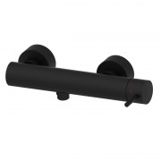 Смеситель для душа однорычажный Paffoni Light с термостатом черный матовый LIG 168 NO