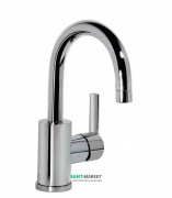 Змішувач для раковини Tres Lex-tres одноважільний з поворотним виливом хром 181703