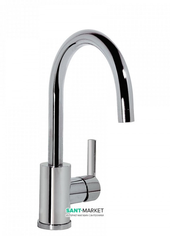 Смеситель для раковины Tres Lex-tres однорычажный с поворотным изливом хром 181403