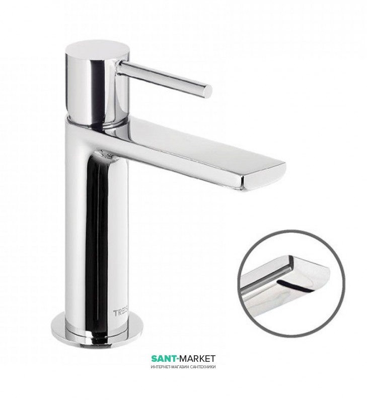 Смеситель для раковины Tres Max-Tres с каскадным изливом хром 06210303