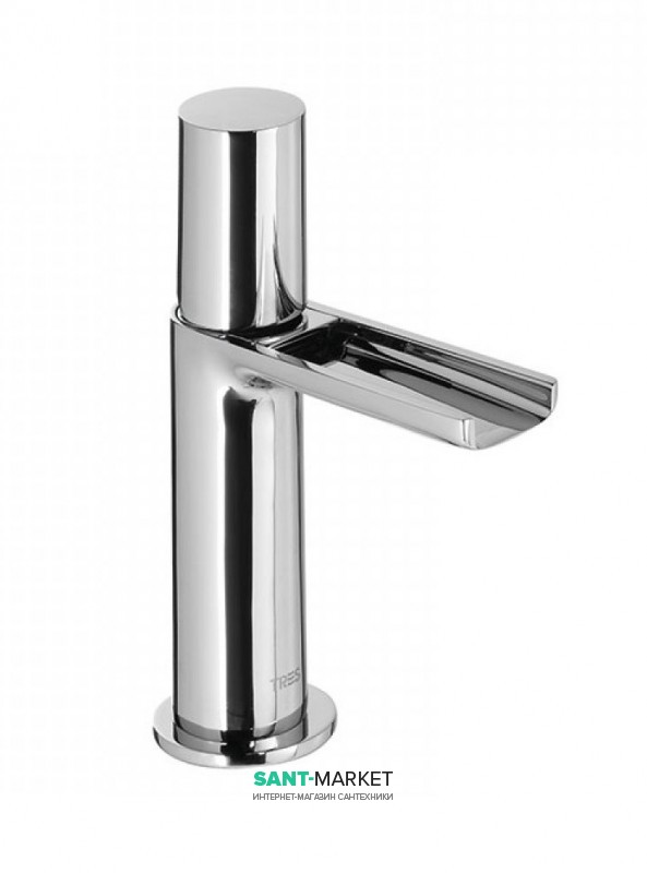 Смеситель для раковины Tres Max-Tres с открытым каскадным изливом хром 06111001