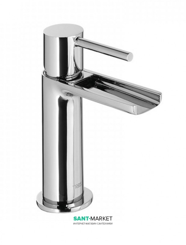 Смеситель для раковины Tres Max-Tres с открытым каскадным изливом хром 06211001