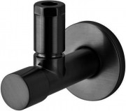 Вентиль запірний кутовий Paffoni Light чорний матовий ZACC 204 NO