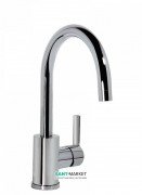 Смеситель для раковины Tres Lex-tres однорычажный с поворотным изливом хром 181403