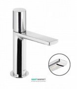 Смеситель для раковины Tres Max-Tres с каскадным изливом и донным клапаном хром 06110303D