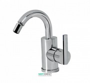 Змішувач для біде Tres Lex-tres одноважільний з поворотним виливом хром 181224