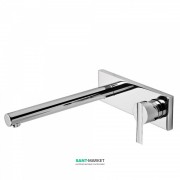 Смеситель для раковины Tres Lex-tres однорычажный настенный излив 250 мм хром 181200