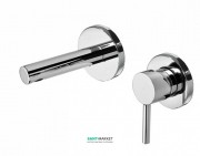 Смеситель для раковины Tres Max-Tres однорычажный настенный хром 06220070