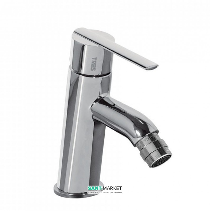 Смеситель для биде Tres Lex-tres однорычажный хром 181920