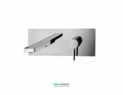 Змішувач для раковини Paffoni Rock одноважільний настінний хром RO 106 CR