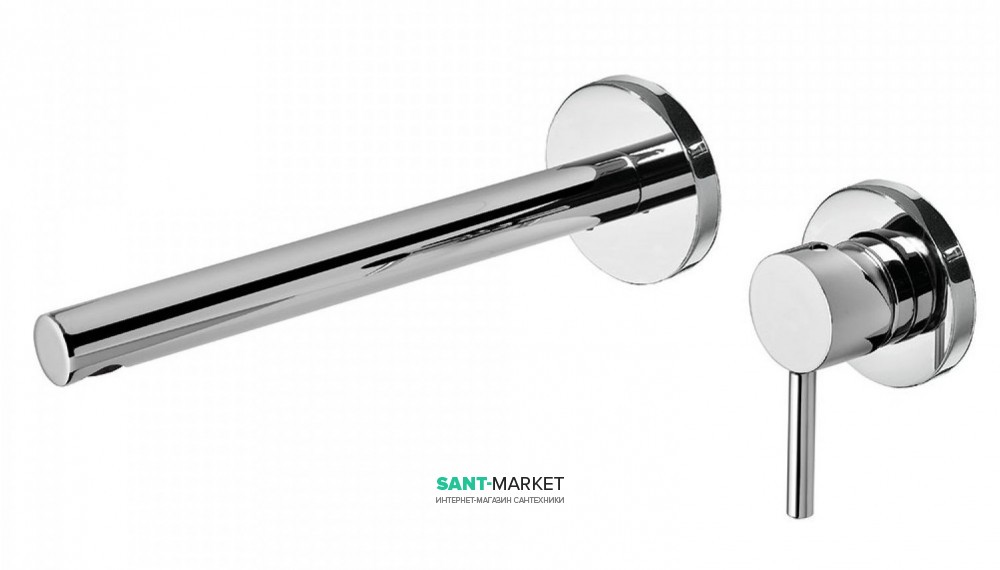 Смеситель для раковины Tres Max-Tres однорычажный настенный хром 06220071