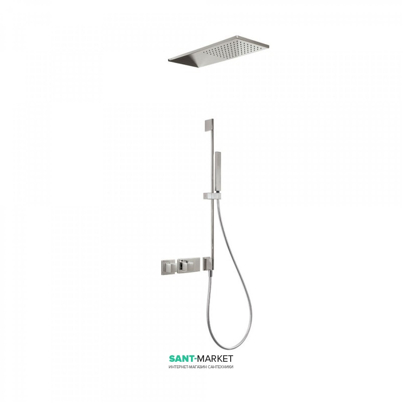 Душова система Tres Block System colors термостатична сталь 20725210AC