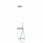 Душова система Tres Block System термостатична з верхнім і ручним душем хром 20725203