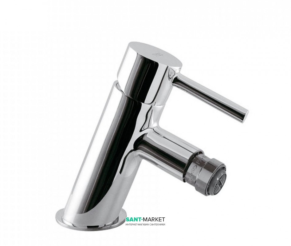 Смеситель для биде Tres Alplus однорычажный с донным клапаном хром 20312001D
