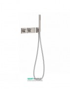 Термостат для душу Tres Block System colors з ручним душем 1 споживач сталь 20735191AC