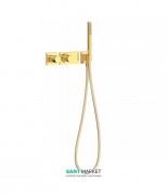 Термостат для душа Tres Block System colors с ручным душем 1 потребитель золото 20735191OR