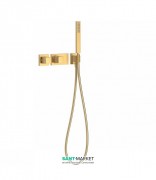 Термостат для душу Tres Block System colors з ручним душем 2 споживача матове золото 20725291OM