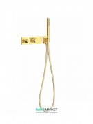 Термостат для душа Tres Block System colors с ручным душем 2 потребителя золото 20735291OR