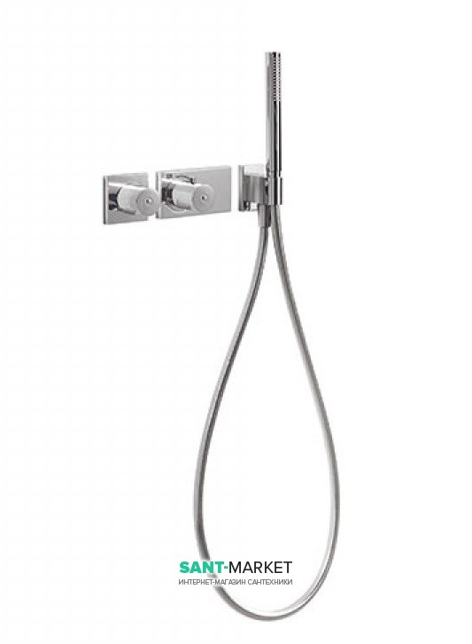 Термостат для душа Tres Block System с ручным душем 1 потребитель хром 20735191