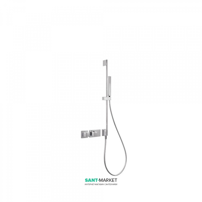 Термостат для душу Tres Block System з ручним душем 2 споживача хром 20725292