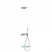 Душова система Tres Block System термостатична з верхнім і ручним душем хром 20725203