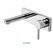 Змішувач для раковини Tres Alplus настінний одноважільний хром 20321001