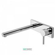 Смеситель для раковины Tres Alplus настенный однорычажный хром 20320001