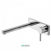 Змішувач для раковини Tres Alplus настінний одноважільний хром 20320001