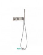 Термостат для душу Tres Block System colors з ручним душем 1 споживач сталь 20735191AC