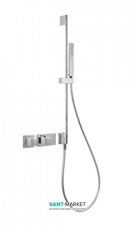 Термостат для душа Tres Block System с ручным душем 1 потребитель хром 20725192