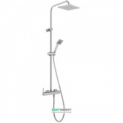 Душова стійка Tres Lex-Tres зі змішувачем верхнім і ручним душем хром 08119301