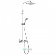 Душова стійка Tres Lex-Tres зі змішувачем верхнім і ручним душем хром 08119701
