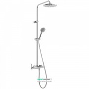 Душова стійка Tres Lex-Tres зі змішувачем верхнім і ручним душем хром 181191