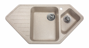 Мойка для кухни Miraggio Tirion врезная с 2 чашами с крылом матовый Terra 0000043