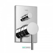 Смеситель для душа Tres Max-Tres однорычажный встраиваемый 2 канала хром 06218002