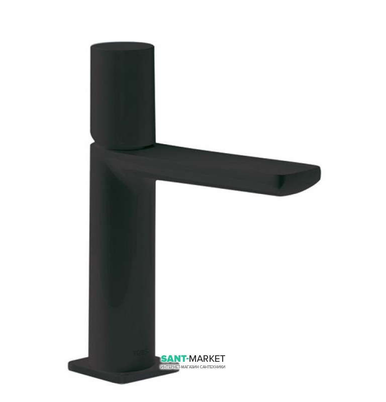 Смеситель для раковины Tres Loft colors однорычажный черный матовый 20010302NM