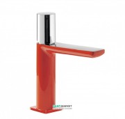 Смеситель для раковины Tres Loft colors однорычажный красный/хром 20010302RO