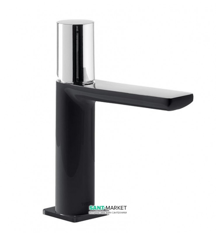 Смеситель для раковины Tres Loft colors однорычажный черный/хром 20010302NE