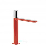 Смеситель для раковины Tres Loft colors однорычажный излив 172 мм красный/хром 20020304RO