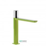 Смеситель для раковины Tres Loft colors однорычажный излив 172 мм зеленый/хром 20020304VE