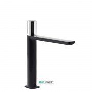 Змішувач для раковини Tres Loft colors одноважільний вилив 172 мм чорний/хром 20020304NE