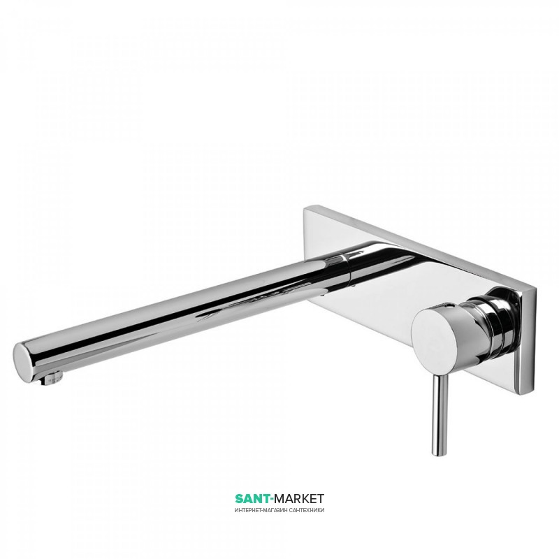 Смеситель для раковины Tres Max-Tres однорычажный настенный хром 162200