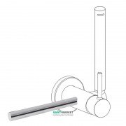 Держатель для полотенец Tres 180 мм хром 03412401