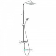 Душевая стойка Tres Lex-Tres со смесителем верхним и ручным душем хром 08119701