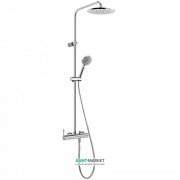 Душевая стойка Tres Lex-Tres со смесителем верхним и ручным душем хром 181191