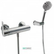 Смеситель для душа Tres Lex-tres однорычажный с душевой лейкой хром 181468