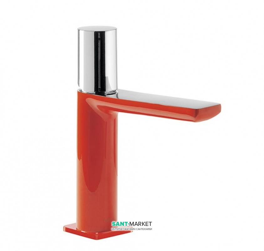 Смеситель для раковины Tres Loft colors однорычажный красный/хром 20010302RO