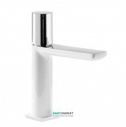 Змішувач для раковини Tres Loft colors одноважільний білий/хром 20010302BL