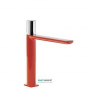 Смеситель для раковины Tres Loft colors однорычажный излив 172 мм красный/хром 20020304RO